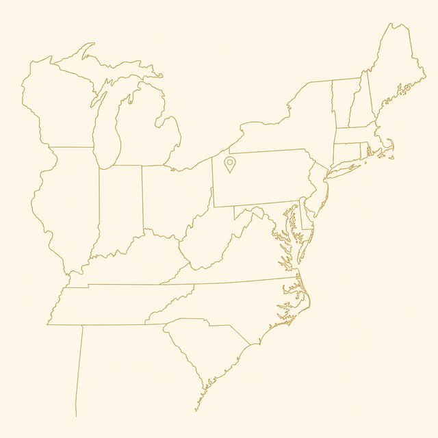 Map showing nationwide freight reach